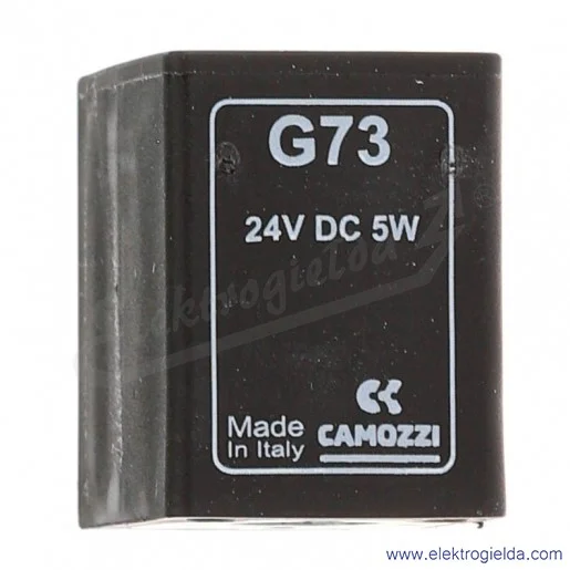 Cewka do elektrozaworu G73, 24VDC, 5W, Camozzi Cewka do elektrozaworu G73, 24VDC, 5W, Camozzi