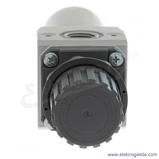 Filtroreduktor MC202-D00, G1/2, zakres regulacji 0.5-10 Bar, filtracja 25µm, przepływ 5250 l/min, ręczny spust kondenastu Filtroreduktor MC202-D00, G1/2, zakres regulacji 0.5-10 Bar, filtracja 25µm, przepływ 5250 l/min, ręczny spust kondenastu