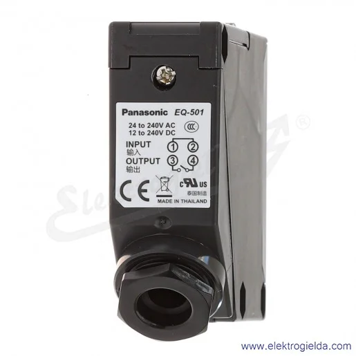 Czujnik odbiciowy EQ-501 zasięg 0.1...2.5m, SPST-NO, Dark-ON i Light-ON # SUNX Czujnik odbiciowy EQ-501 zasięg 0.1...2.5m, SPST-NO, Dark-ON i Light-ON # SUNX