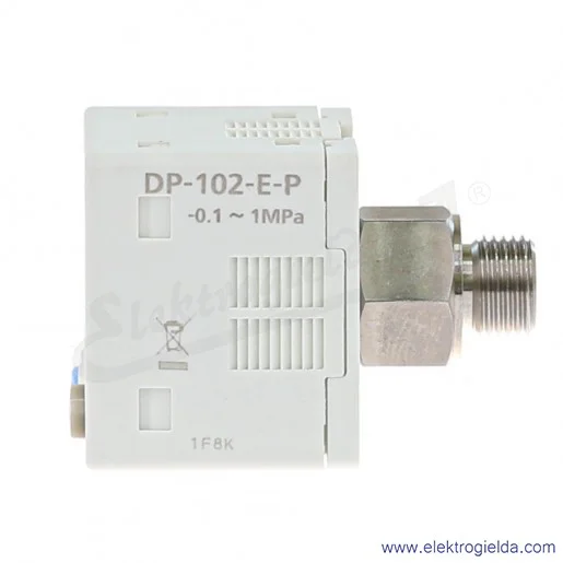 Czujnik ciśnienia DP102EP DP-102-E-P  -1..10bar, 2x wyjście PNP, zasilanie 12..24VDC, przyłącze G1/8 Czujnik ciśnienia DP102EP DP-102-E-P  -1..10bar, 2x wyjście PNP, zasilanie 12..24VDC, przyłącze G1/8