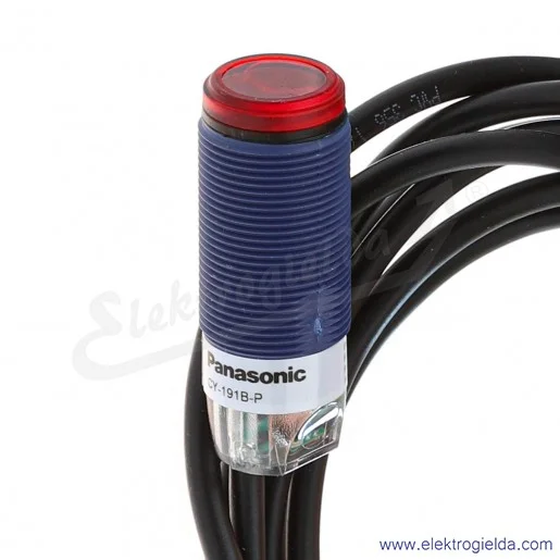 Czujnik refleksyjny CY-191B-P-Y zasięg 0..2000mm, dark-ON,PNP, filtr polaryzacyjny, przewód 2m Czujnik refleksyjny CY-191B-P-Y zasięg 0..2000mm, dark-ON,PNP, filtr polaryzacyjny, przewód 2m