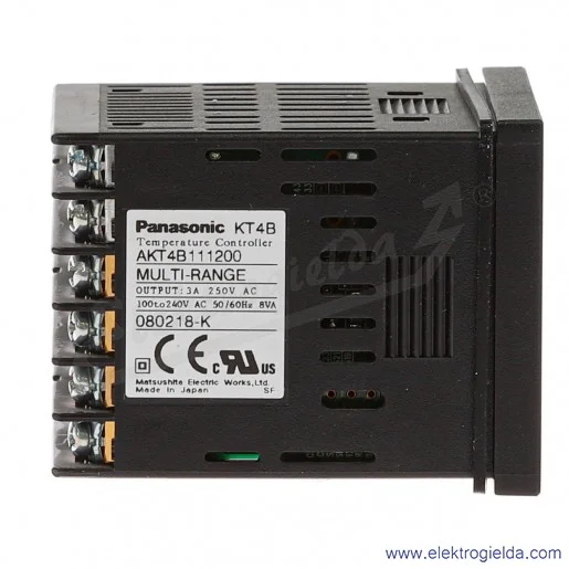 Regulator temperatury AKT4B111200 KT4B 230VAC, 2 wyjścia alarmowe Regulator temperatury AKT4B111200 KT4B 230VAC, 2 wyjścia alarmowe