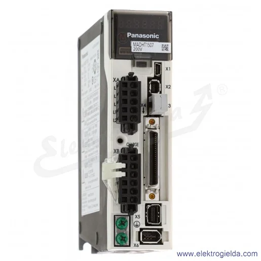 Sterownik servo MADHT1507N01, Network servo drive MINAS A5N with safety function STO , 200W, 1x230V Sterownik servo MADHT1507N01, Network servo drive MINAS A5N with safety function STO , 200W, 1x230V