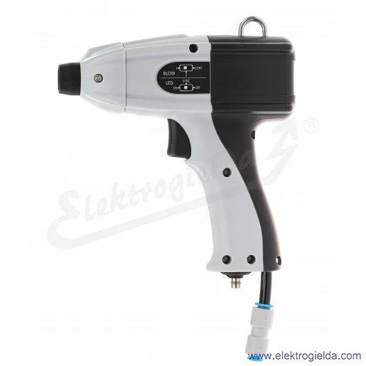 Jonizator powietrza EC-G02 ręczny, 0.5...5bar, 18m3/h zasilanie 24VDC M8 4P, fi 8mm Jonizator powietrza EC-G02 ręczny, 0.5...5bar, 18m3/h zasilanie 24VDC M8 4P, fi 8mm