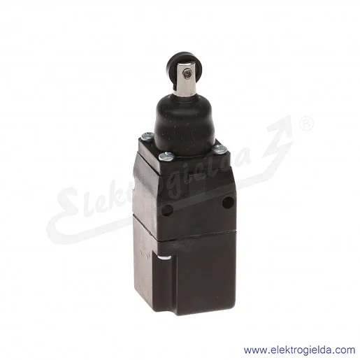 Łącznik krańcowy 83-401s w obudowie z popychaczem i rolką 1Z+1R srebrzony Łącznik krańcowy 83-401s w obudowie z popychaczem i rolką 1Z+1R srebrzony