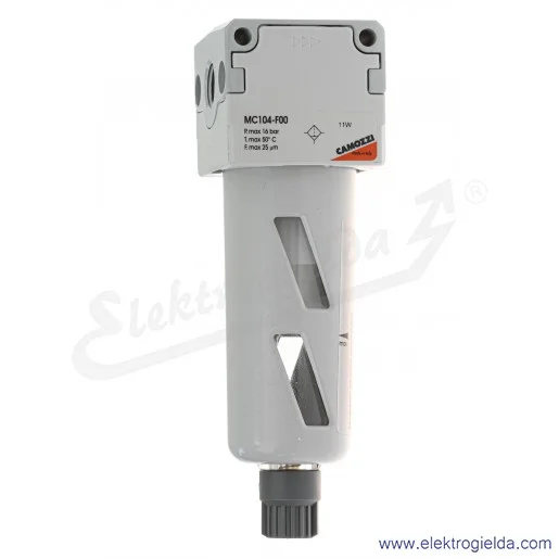 Filtr MC104-F00 G1/4, max 16bar, 25um, ręczny spust kondensatu Filtr MC104-F00 G1/4, max 16bar, 25um, ręczny spust kondensatu