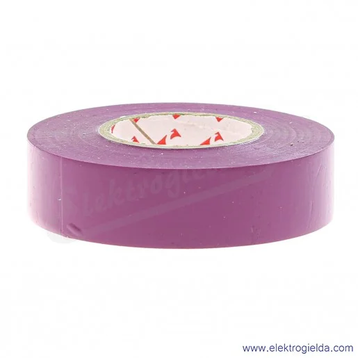 Taśma izolacyjna 103424 fioletowa, szerokość 19mm, długość 25m Taśma izolacyjna 103424 fioletowa, szerokość 19mm, długość 25m