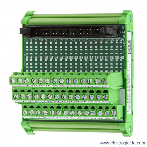 Listwa zaciskowa MF40MD-I MF40 40-pin + 40x śrubowych przyłączy Listwa zaciskowa MF40MD-I MF40 40-pin + 40x śrubowych przyłączy