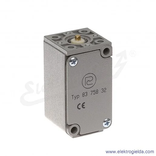 Korpus łącznika krańcowego 83 758-3.2 metalowy 2Z+2R Korpus łącznika krańcowego 83 758-3.2 metalowy 2Z+2R