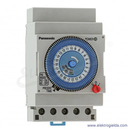 Przekaźnik czasowy TB5560187NJ analogowy, 220-240V, 16A Przekaźnik czasowy TB5560187NJ analogowy, 220-240V, 16A