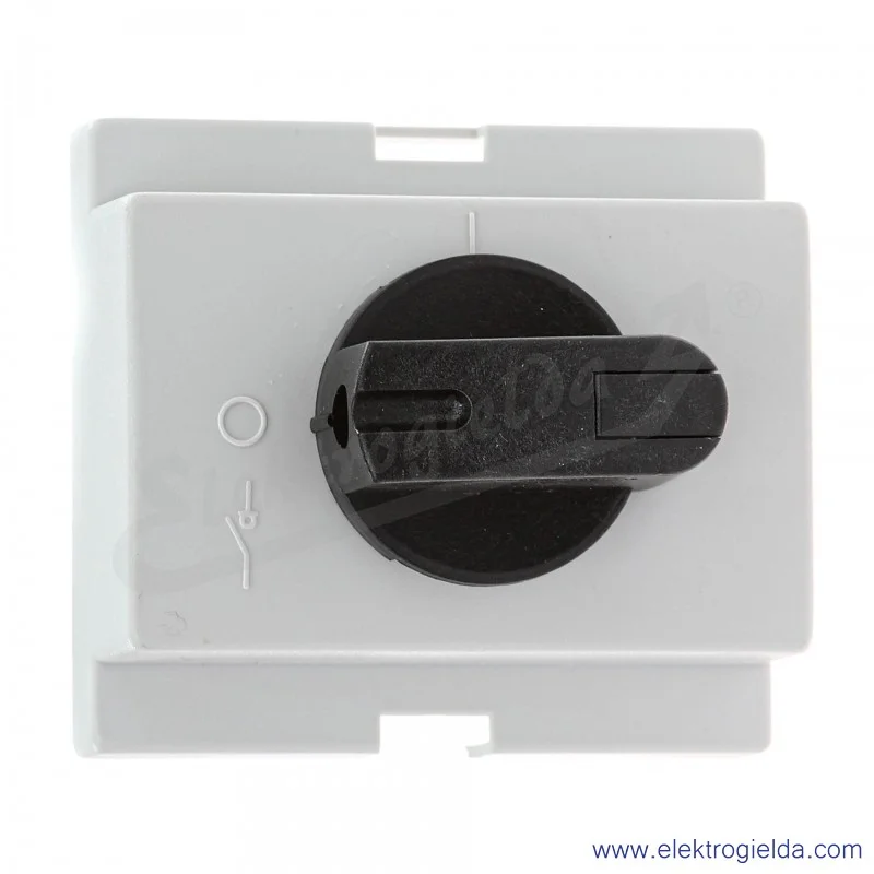 Maskownica K/KU 4P szara z czarnym pokrętłem Maskownica K/KU 4P szara z czarnym pokrętłem