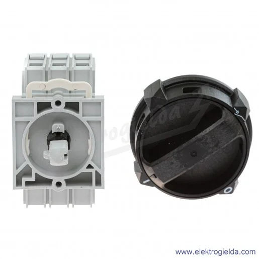 Rozłącznik RT 340 L42LKX50 KU 3P z napędem obrotowym 40A, pokrętło czarne Rozłącznik RT 340 L42LKX50 KU 3P z napędem obrotowym 40A, pokrętło czarne