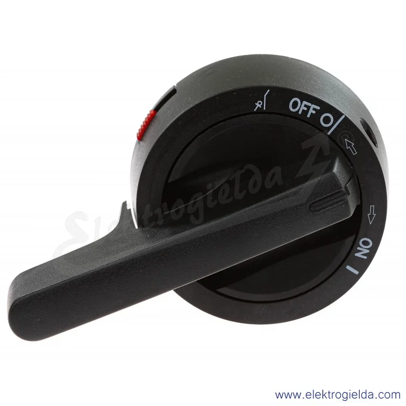Pokrętło czarne LK12 OFF-ON z możliwością blokady Pokrętło czarne LK12 OFF-ON z możliwością blokady