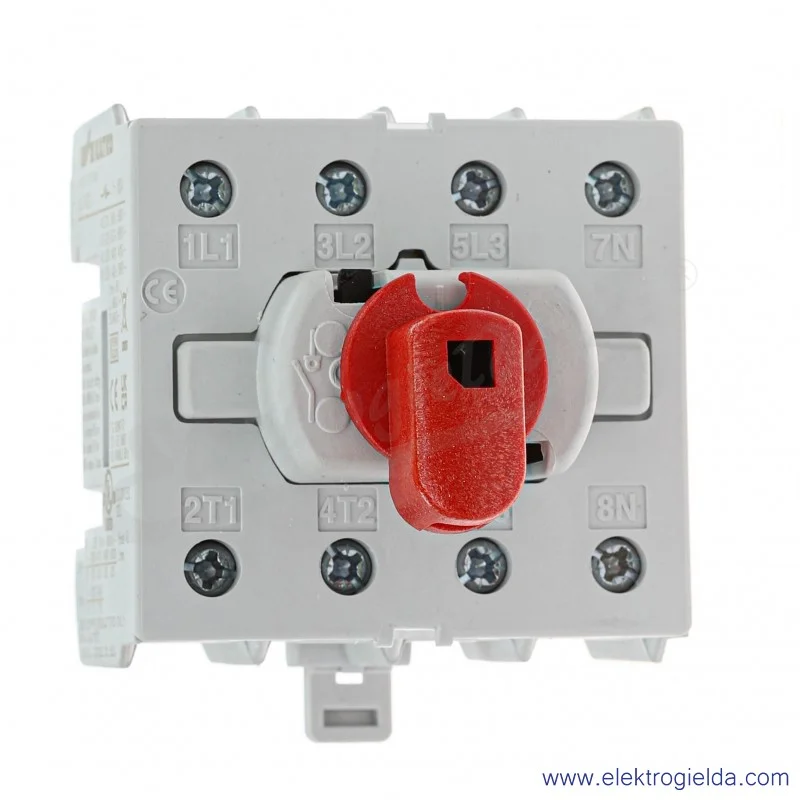 Rozłącznik modułowy KU 463N 4P 63A do pokrętła Rozłącznik modułowy KU 463N 4P 63A do pokrętła