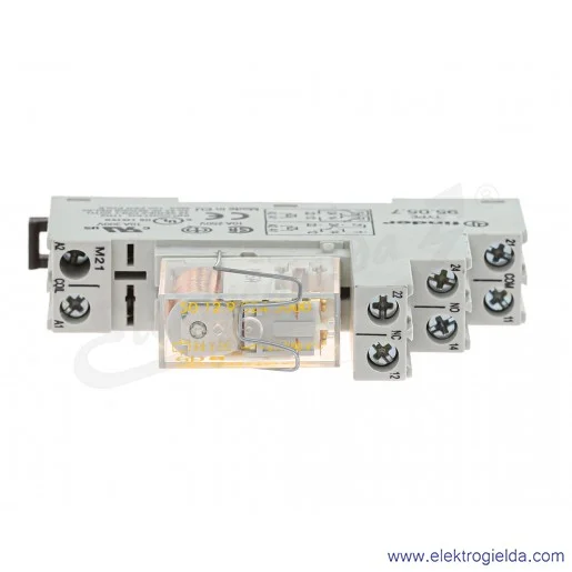 Moduł interfejsowy 48.12.9.024.5007SMA z przekaźnikiem bezpieczeństwa, 24VDC, 2 styki przełączne Moduł interfejsowy 48.12.9.024.5007SMA z przekaźnikiem bezpieczeństwa, 24VDC, 2 styki przełączne