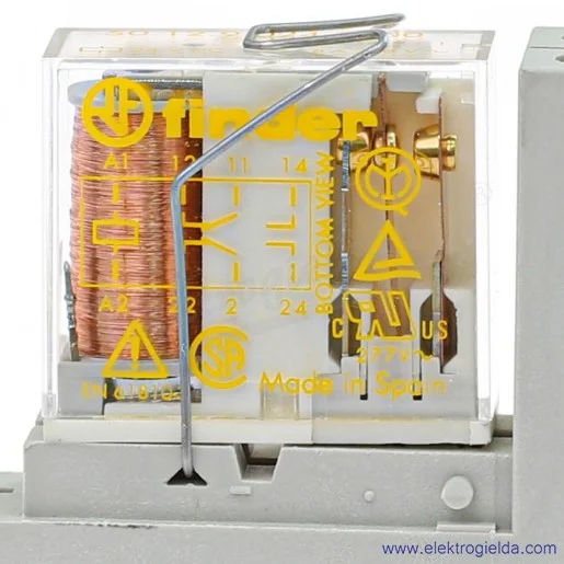 Moduł interfejsowy 48.12.9.024.5007SMA z przekaźnikiem bezpieczeństwa, 24VDC, 2 styki przełączne Moduł interfejsowy 48.12.9.024.5007SMA z przekaźnikiem bezpieczeństwa, 24VDC, 2 styki przełączne