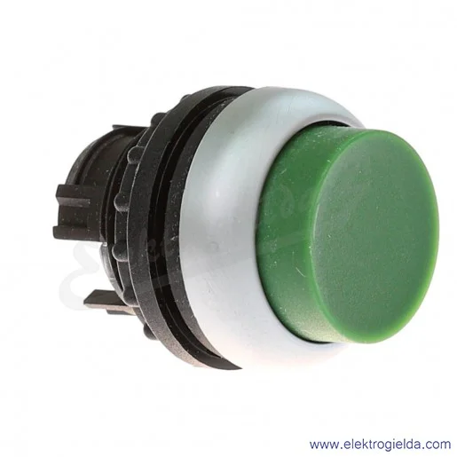Napęd przycisku 216643, M22-DH-G wystający, zielony, z samopowrotem, IP67 Napęd przycisku 216643, M22-DH-G wystający, zielony, z samopowrotem, IP67