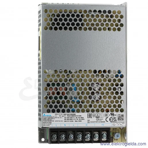 Zasilacz modułowy PMT-24V150W2BA PMT-24V150W2BA 24V/6.5A/150W zasilanie 90..132VAC lub 180..264VAC Zasilacz modułowy PMT-24V150W2BA PMT-24V150W2BA 24V/6.5A/150W zasilanie 90..132VAC lub 180..264VAC