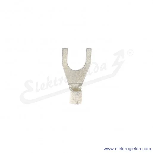 Końcówka widełkowa E09KO-01020102900 KW 6/8 nieizolowana cynowana galwanicznie, 100 sztuk Końcówka widełkowa E09KO-01020102900 KW 6/8 nieizolowana cynowana galwanicznie, 100 sztuk