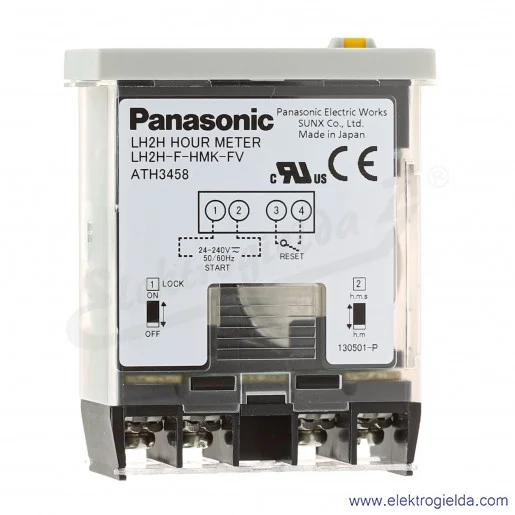 Licznik czasu pracy LH2H-F-HMK-FV 24..240VAC/DC cykle 1s 1min, 1h Licznik czasu pracy LH2H-F-HMK-FV 24..240VAC/DC cykle 1s 1min, 1h