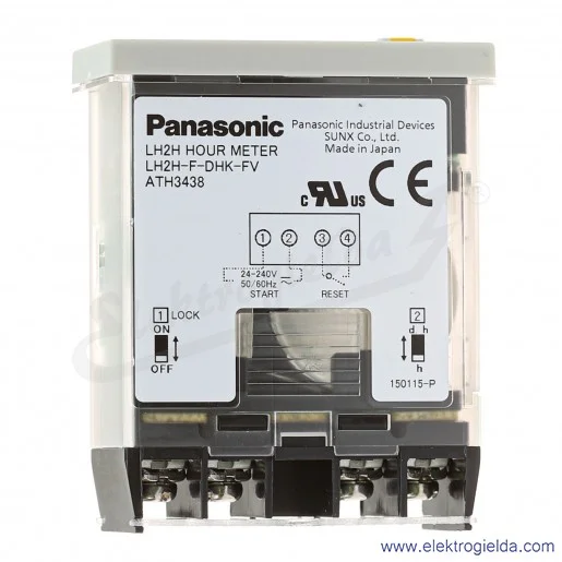 Licznik czasu pracy LH2H-F-DHK-FV 24..240VAC/DC Licznik czasu pracy LH2H-F-DHK-FV 24..240VAC/DC