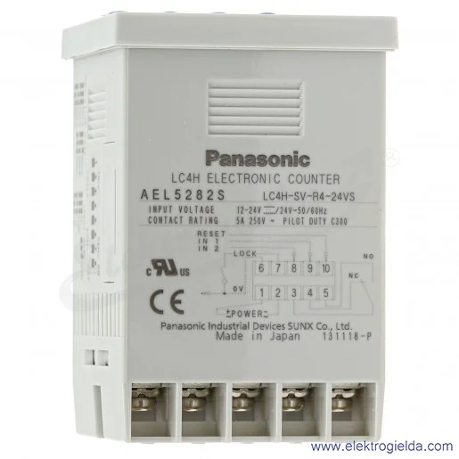 Licznik impulsów LC4H-SV-R4-24VS 24VAC/DC skalowalny, zaciski śrubowe Licznik impulsów LC4H-SV-R4-24VS 24VAC/DC skalowalny, zaciski śrubowe