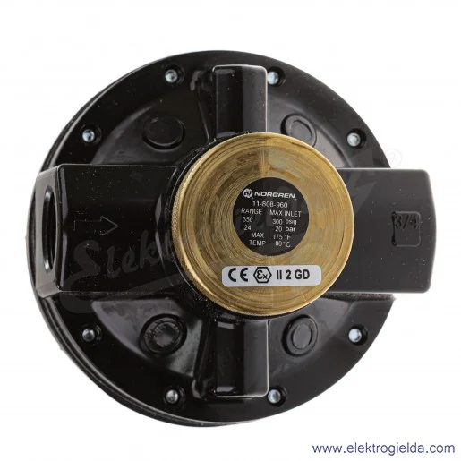 Reduktor 11-808-960, G3/4, 0.16-20 Bar, 10800 l/min, przyłącze pilota Rc1/4, przyłacze manometru Rc1/8 Reduktor 11-808-960, G3/4, 0.16-20 Bar, 10800 l/min, przyłącze pilota Rc1/4, przyłacze manometru Rc1/8