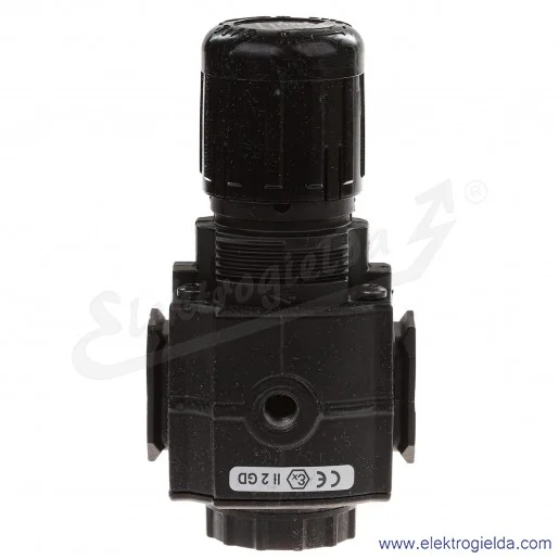 Reduktor R73G-2GK-RMN, G1/4, zakres regulacji ciśnienia 0.3-10 Bar, bez manometru Reduktor R73G-2GK-RMN, G1/4, zakres regulacji ciśnienia 0.3-10 Bar, bez manometru