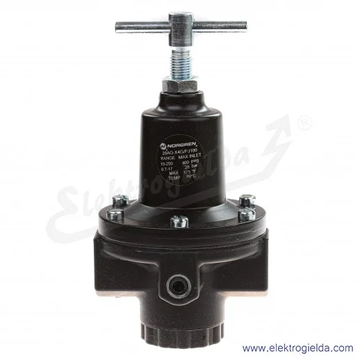 Reduktor 20AG-X4G-PJ100, G1/2, zakres regulacji ciśnienia 7-16 Bar, 3600 l/min, bez manometru Reduktor 20AG-X4G-PJ100, G1/2, zakres regulacji ciśnienia 7-16 Bar, 3600 l/min, bez manometru