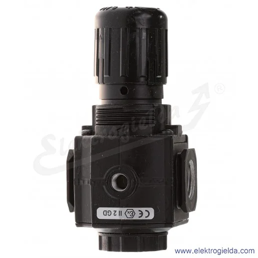 Reduktor R73G-4GK-RMN, G1/2, zakres regulacji ciśnienia 0.3-10 Bar, 3600 l/min, bez manometru Reduktor R73G-4GK-RMN, G1/2, zakres regulacji ciśnienia 0.3-10 Bar, 3600 l/min, bez manometru