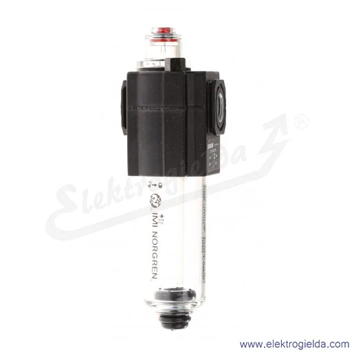 Smarownica mikromgłowa L72M-2GP-ETN, G1/4, max 10 Bar, miska 65 ml, punkt początkowy 56.4 l/min,  max 14410 l/min Smarownica mikromgłowa L72M-2GP-ETN, G1/4, max 10 Bar, miska 65 ml, punkt początkowy 56.4 l/min,  max 14410 l/min