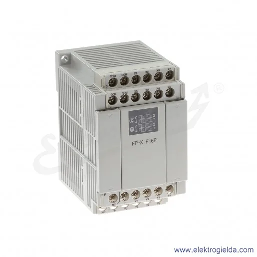 Moduł rozszerzeń PLC AFPXE16P 8x wejść cyfrowych 8x wyjść cyfrowych, zaciski śrubowe Moduł rozszerzeń PLC AFPXE16P 8x wejść cyfrowych 8x wyjść cyfrowych, zaciski śrubowe