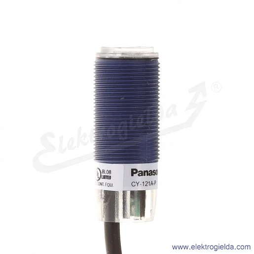Czujnik odbiciowy CY-121A-P zasięg 0..100mm, Light-ON, PNP, zasilanie 12..24VDC, przewód 2m Czujnik odbiciowy CY-121A-P zasięg 0..100mm, Light-ON, PNP, zasilanie 12..24VDC, przewód 2m