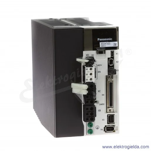 Napęd servo MDDHT3420 sterowanie położeniem, prędkością i momentem, z funkcją bezpiecznego wyłączania momentu (STO), dla 1 do 1, Napęd servo MDDHT3420 sterowanie położeniem, prędkością i momentem, z funkcją bezpiecznego wyłączania momentu (STO), dla 1 do 1,