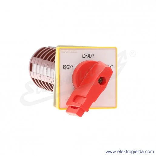 Łącznik krzywkowy 4G10-5804-U S6 "RĘCZNY-LOKALNY-ZDALNY" zamykanie na kłódkę, bez obudowy Łącznik krzywkowy 4G10-5804-U S6 "RĘCZNY-LOKALNY-ZDALNY" zamykanie na kłódkę, bez obudowy