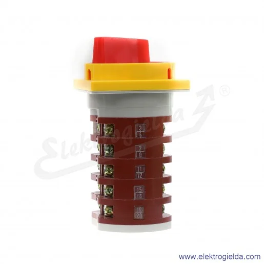 Łącznik krzywkowy 4G63-1943-U S6, /0-1/ zamykany na kłódkę, bez obudowy Łącznik krzywkowy 4G63-1943-U S6, /0-1/ zamykany na kłódkę, bez obudowy