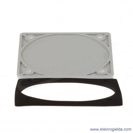 Zaślepka gniazda 158500 FLEX z uszczelką, 80x97mm Zaślepka gniazda 158500 FLEX z uszczelką, 80x97mm