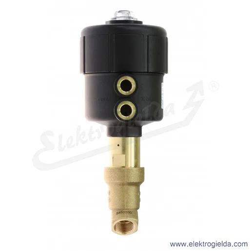 Zawór skośny grzybkowy 8450200.0000.00000, 2/2 NC, G1/2, monostabilny, 0-16 Bar, zasilanie pilota 3.5-10 Bar, 80 l/min, Buschjos Zawór skośny grzybkowy 8450200.0000.00000, 2/2 NC, G1/2, monostabilny, 0-16 Bar, zasilanie pilota 3.5-10 Bar, 80 l/min, Buschjos