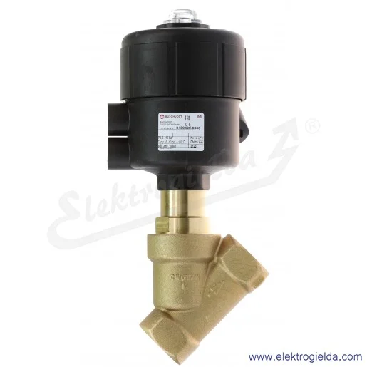 Zawór skośny grzybkowy 8450400.0000.00000, 2/2 NC, G1, monostabilny, 0-10 Bar, zasilanie pilota 3.5-10 Bar, 233.3 l/min, Buschjo Zawór skośny grzybkowy 8450400.0000.00000, 2/2 NC, G1, monostabilny, 0-10 Bar, zasilanie pilota 3.5-10 Bar, 233.3 l/min, Buschjo