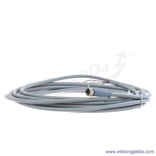 Przewód do czujnika 8036097 SKP3-5/P00 złączę żeńskie M8x1 3P, przewód 5m z wolnym końcem Przewód do czujnika 8036097 SKP3-5/P00 złączę żeńskie M8x1 3P, przewód 5m z wolnym końcem