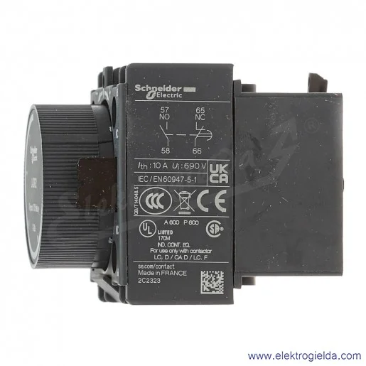 LADR2 Blok styków z zadziałaniem czasowym 1-30s 1Z+1R opóźnione wyłączenie, zaciski śrubowe LADR2 Blok styków z zadziałaniem czasowym 1-30s 1Z+1R opóźnione wyłączenie, zaciski śrubowe