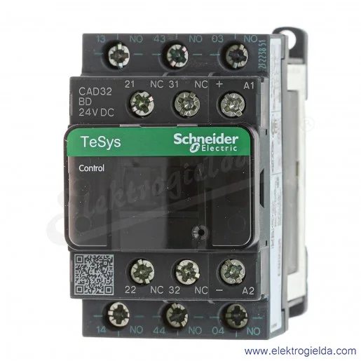 CAD32BD 3Z+2R 10A 24 VDC Stycznik pomocniczy, zaciski śrubowe CAD32BD 3Z+2R 10A 24 VDC Stycznik pomocniczy, zaciski śrubowe