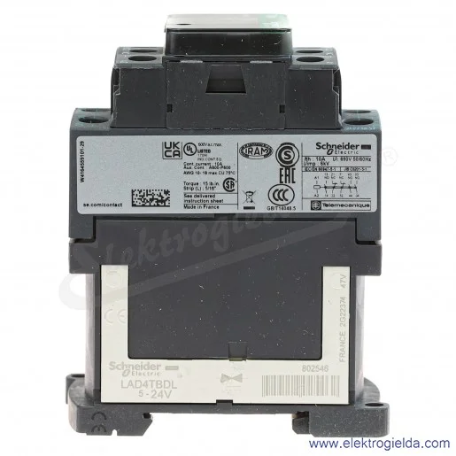 CAD32BD 3Z+2R 10A 24 VDC Stycznik pomocniczy, zaciski śrubowe CAD32BD 3Z+2R 10A 24 VDC Stycznik pomocniczy, zaciski śrubowe