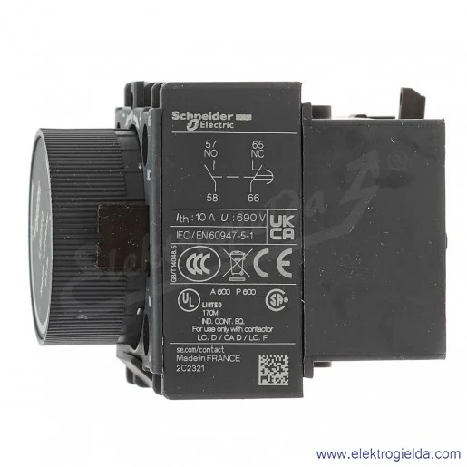 LADT2 Blok styków z zadziałaniem czasowym 1-30s 1Z+1R opóźnione zadziałanie po włączeniu stycznika, zaciski śrubowe LADT2 Blok styków z zadziałaniem czasowym 1-30s 1Z+1R opóźnione zadziałanie po włączeniu stycznika, zaciski śrubowe