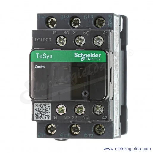 LC1D09P5 1z+1r 4kW 25A Uc 230 VAC 50Hz Styczniki zaciski śrubowe LC1D09P5 1z+1r 4kW 25A Uc 230 VAC 50Hz Styczniki zaciski śrubowe
