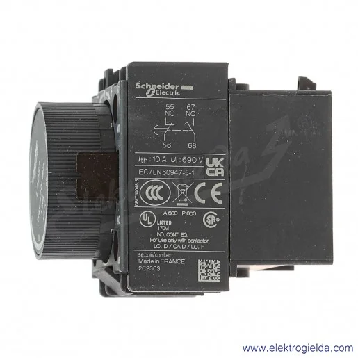 LADS2 Blok styków z zadziałaniem czasowym 1-30s 1Z+1R opóźnione zadziałanie, zaciski śrubowe LADS2 Blok styków z zadziałaniem czasowym 1-30s 1Z+1R opóźnione zadziałanie, zaciski śrubowe