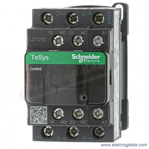 LC1D12P7 1z+1r 5,5kW 25A Uc 230 VAC 50/60Hz, Stycznik zaciski śrubowe LC1D12P7 1z+1r 5,5kW 25A Uc 230 VAC 50/60Hz, Stycznik zaciski śrubowe
