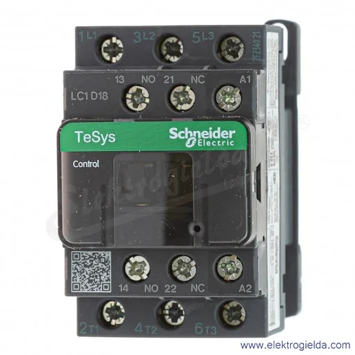 LC1D18P5 1z+1r 7,5kW 32A Uc 230 VAC 50Hz, Stycznik zaciski śrubowe LC1D18P5 1z+1r 7,5kW 32A Uc 230 VAC 50Hz, Stycznik zaciski śrubowe