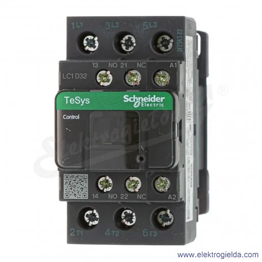 LC1D32P7 1z+1r 15kW 50A Uc 230 VAC 50/60Hz Stycznik zaciski śrubowe LC1D32P7 1z+1r 15kW 50A Uc 230 VAC 50/60Hz Stycznik zaciski śrubowe
