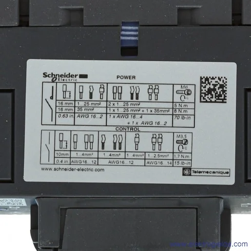 LC1D50AP7 1z+1r 22kW 80A Uc 230 VAC 50/60Hz Stycznik zaciski śrubowe LC1D50AP7 1z+1r 22kW 80A Uc 230 VAC 50/60Hz Stycznik zaciski śrubowe